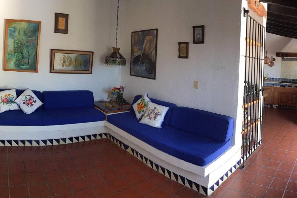 Acogedora Villa Con Alberca Climatizada En El Centro De Tepoztlán Exterior foto